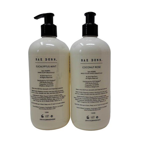 Rae Dunn Wash Your Hands Hand Soap Set - Picture 3 of 4